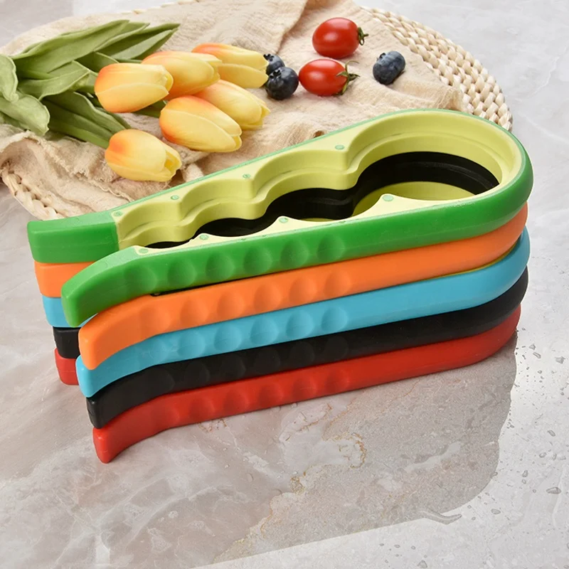 Anti-skid Thickening Soft Glue Four Unity Can Opener Easily use jar opener bottle Kitchen Accessory Tool