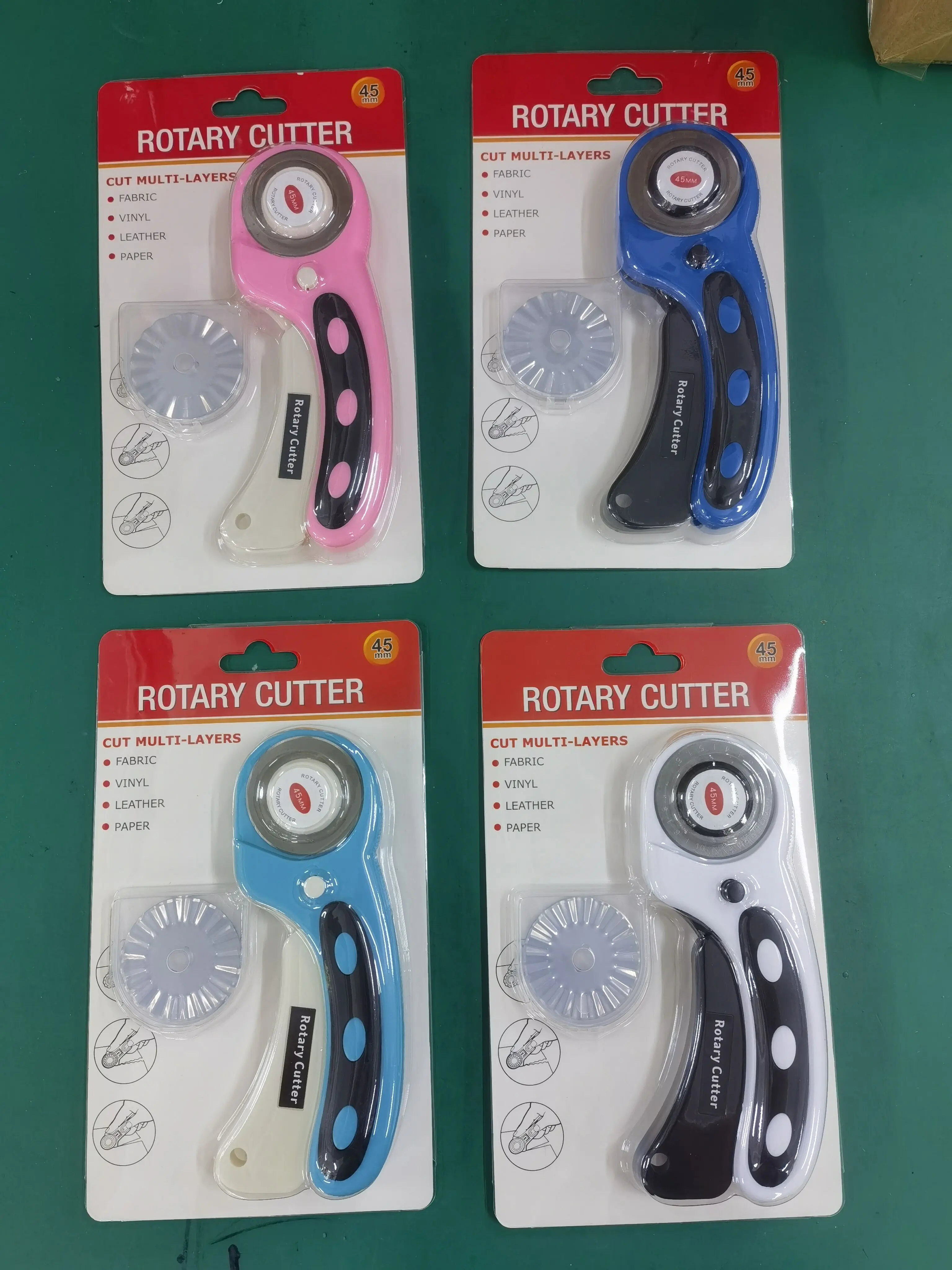 Free Sample 45mm Rotary Cutter ,45mm sewing cutter ,45mm quilting cutter