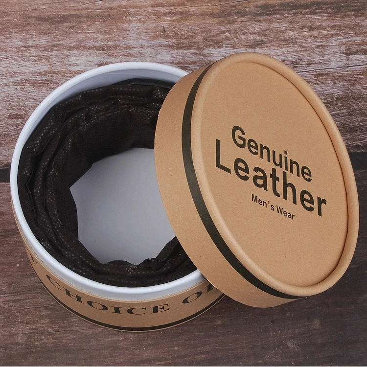 Картонная круглая коробка для косметических эфирных масел