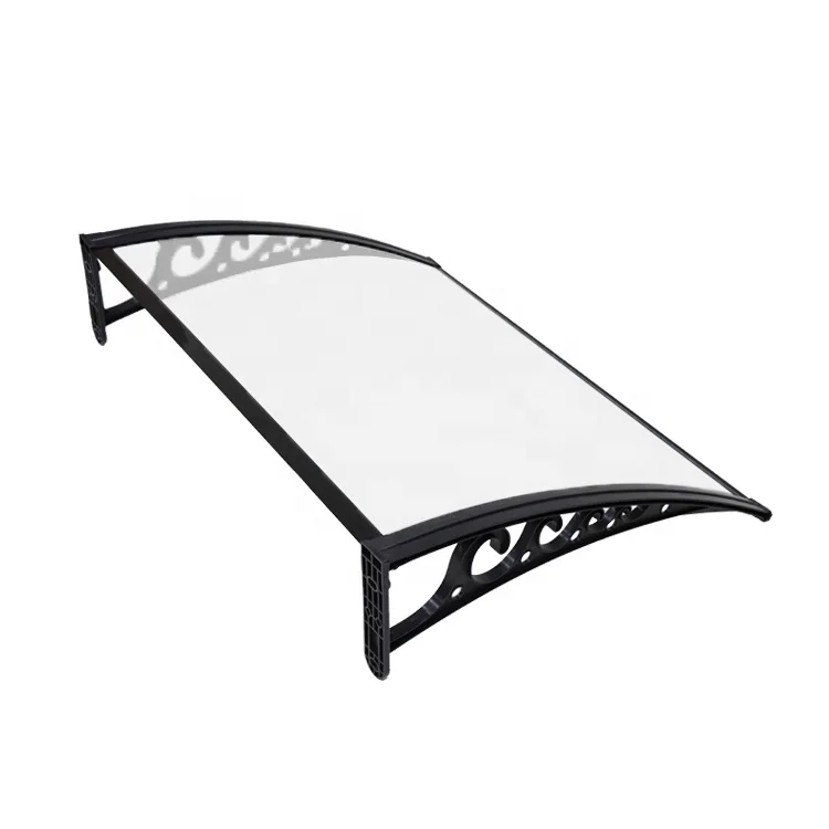 Steady Wholesale Adjustable Anti-Uv Door Window Canopy Fixed Awning Mental Canopy outdoor shades waterproof