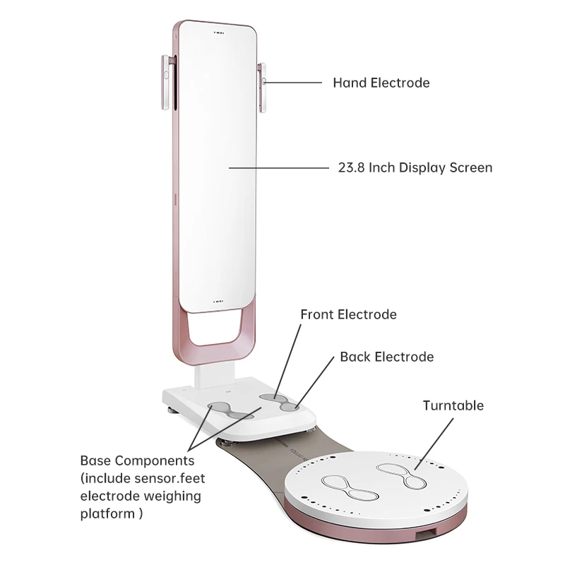 U+300 Scan Health Multi Measurement Devices Sensors Biomechanics Gait Inbody Analyser Device Fat Detection Body Scanner Machine