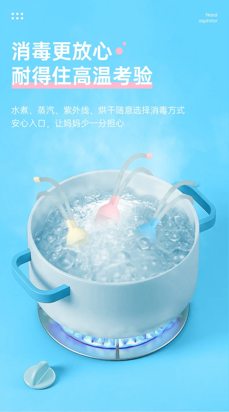 Newborn Baby Nasal Aspirator for Children Nose Cleaner Sucker Suction Tool Protection Health Care Baby Mouth Nasal Suction
