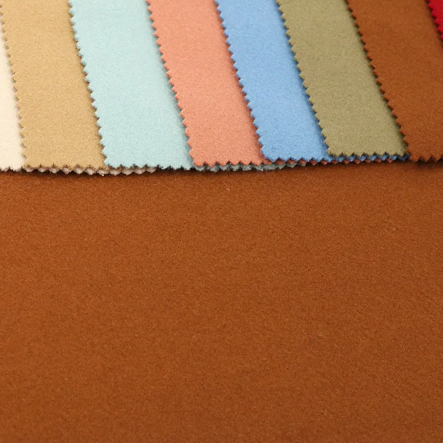 High Quality 100% Polyester Knitting Melton Knit Fabric for Winter Dress