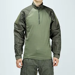 Pioneer new tactical frog camouflage uniform male outdoor training wear-resisting breathable long-sleeved shirt uniform CP