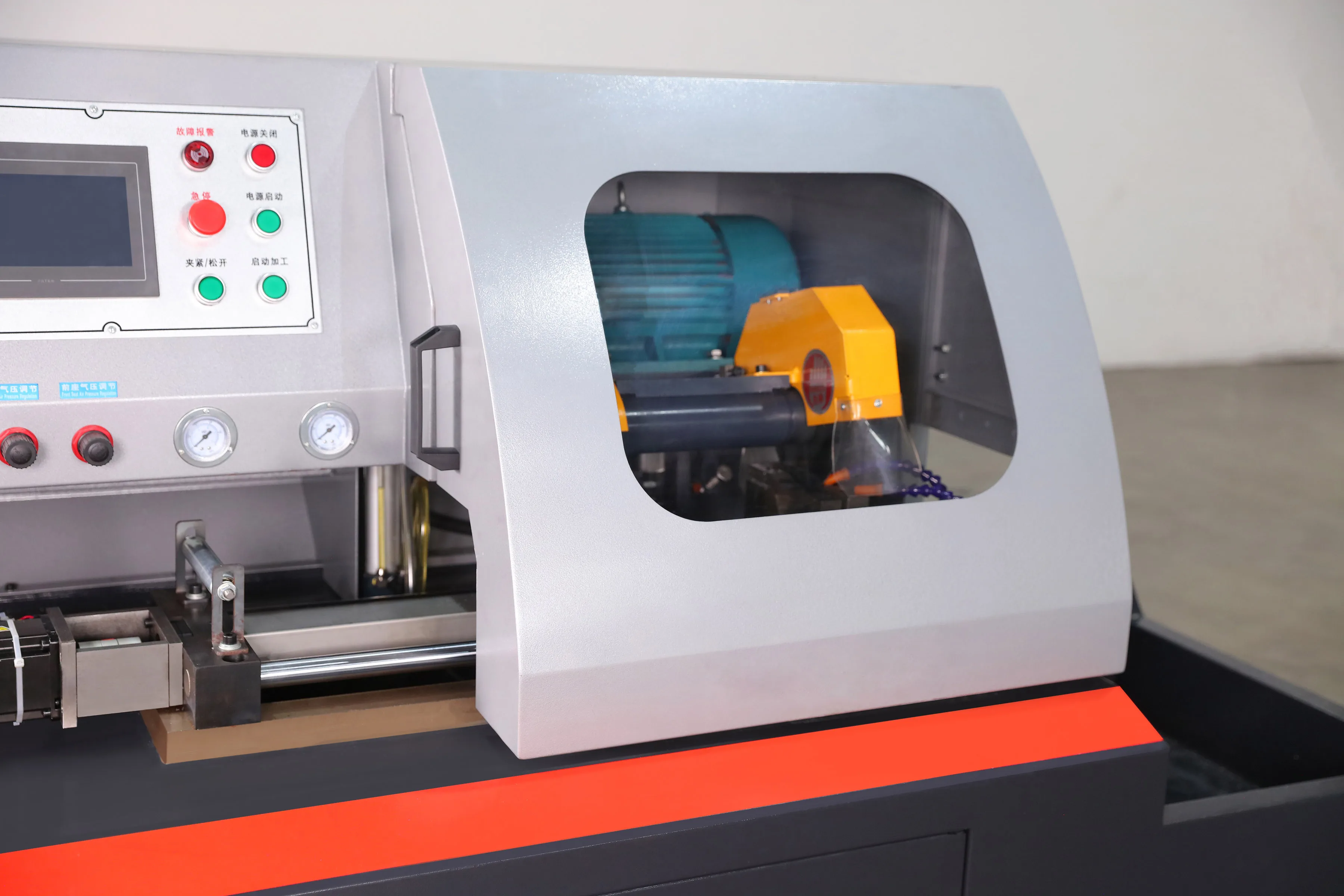 KTC-180NC Automatic Tube Cutter Circular Cold Saw Auto Pipe Cutting Machine With Servo Feeding for Nonferrous Tube Cutting