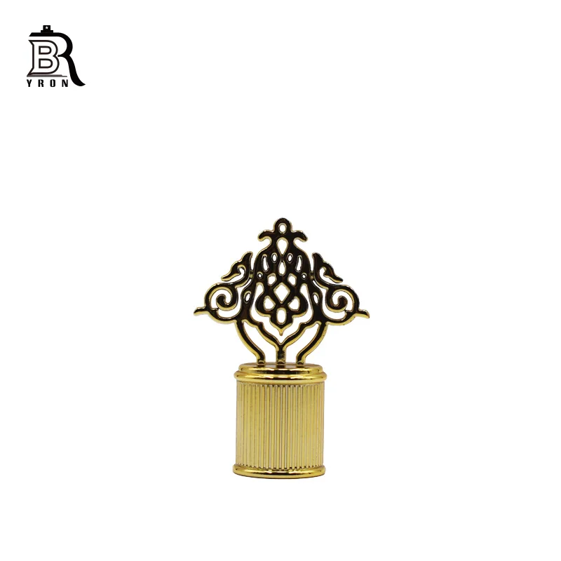 100ml Antiqued Vintage Craft Gift Home Decoration Metal Alloy Perfume Bottle Retro Arab Style Empty Glass  Bottle