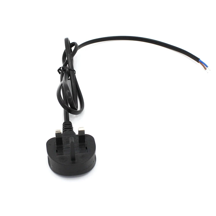 
Electric Plug Connector AC Power Cord Extension Cable Wire Right Angle UK Plug 