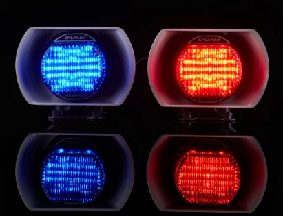 Senken High Quality Moto Strobe Front Warning Light Motorcycle Horns Siren Speaker