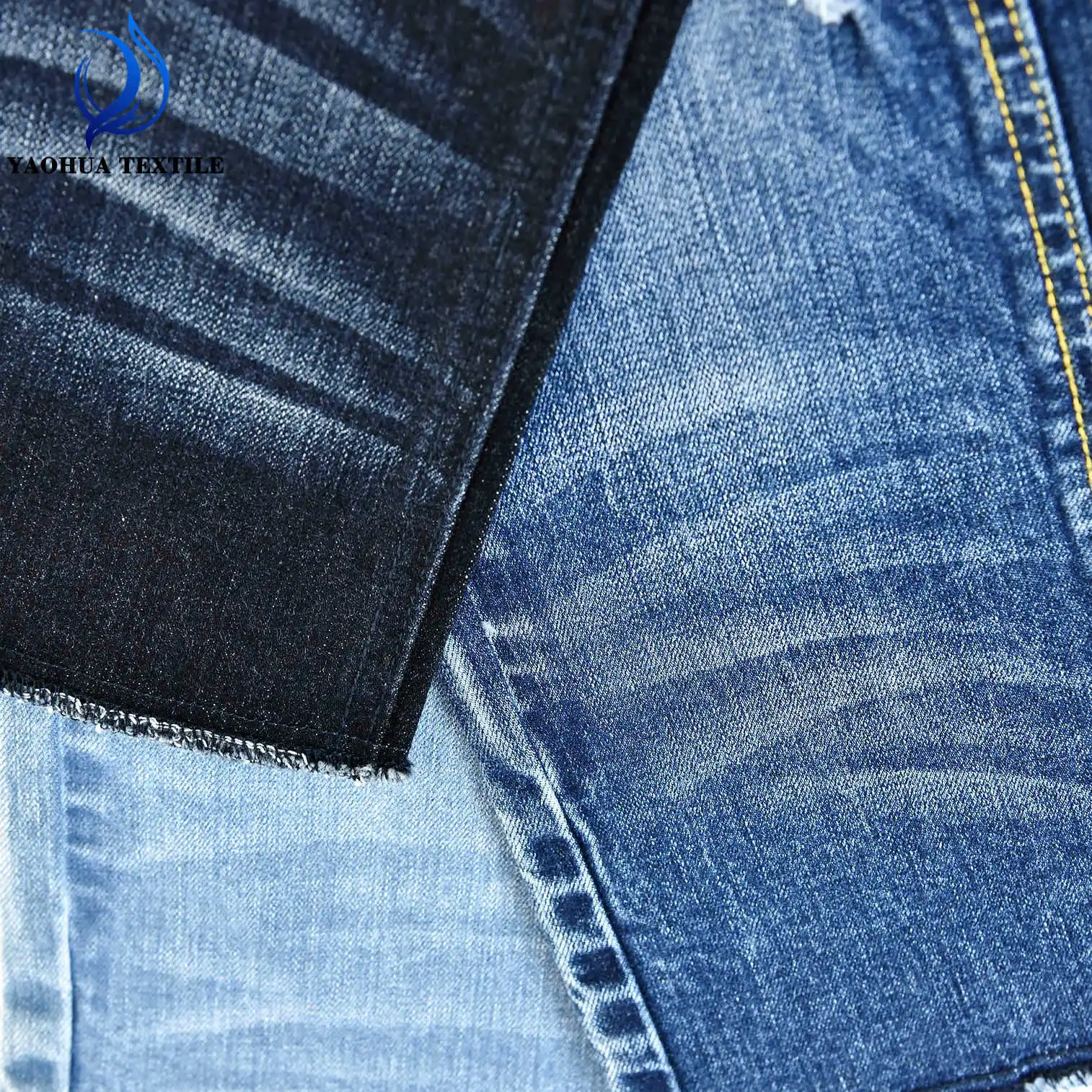 201 хлопок эластан низкая эластичная джинсовая ткань для джинсов и курток сделано в Китае