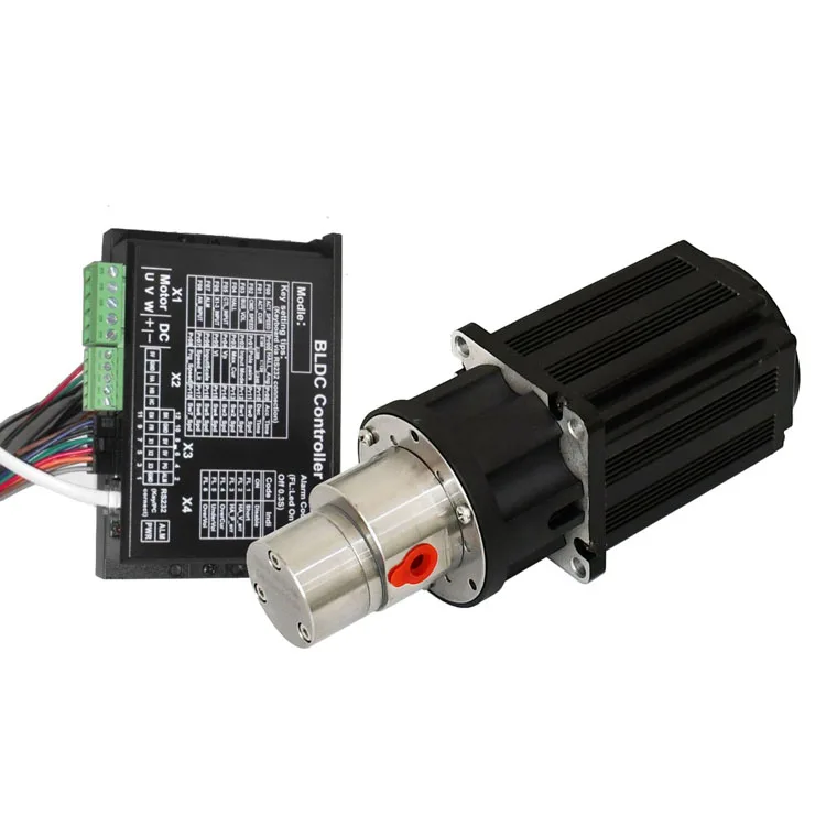 Water pump with BLDC 24V leak free no pulse dosing pump in Beverage Filling and Packing with driver speed control M1.50S57BL120W