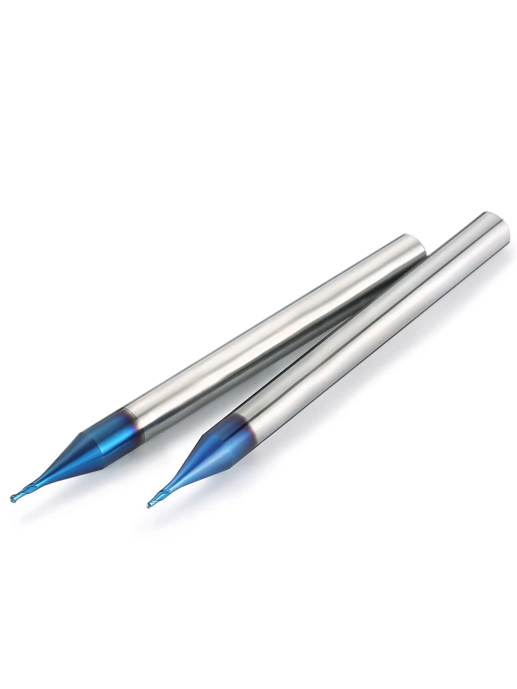 Manufacture 2 Flute Micro Flat End Mill 0.2-30mm Mini Cnc Router Bit Carbide End Mill Mini Milling Cutter