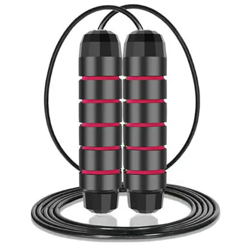 Amazon Hot sale Adjustable speed Heavy Weighted steel wire Exercise Skipping Jump Rope