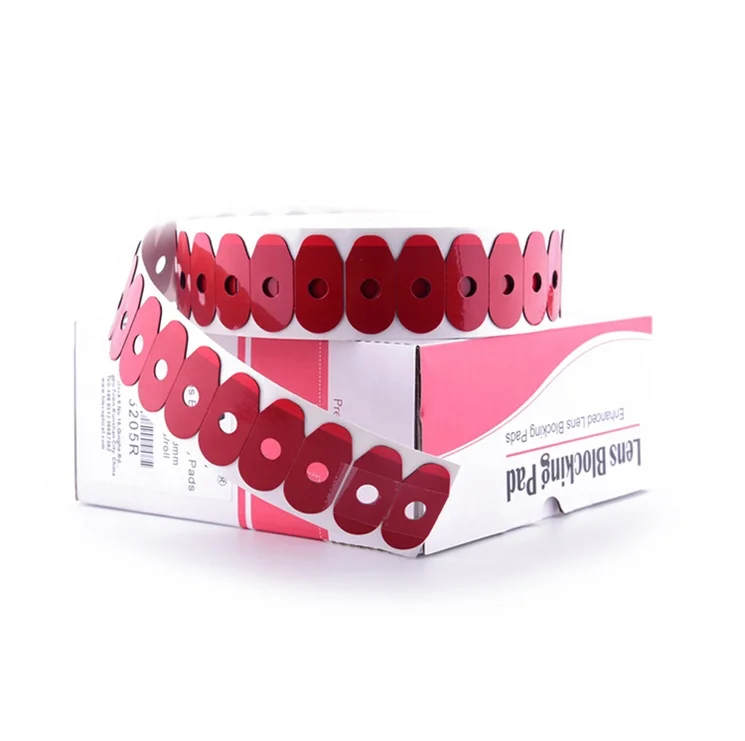 High Quality Blocking Pads Esilor 3m, Cheap Wholesale Red Blocking Pads For Essilor Edger