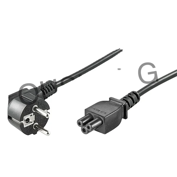 Schuko plug(CEE7/7 ) to IEC 60320 C5 European power cord Laptop