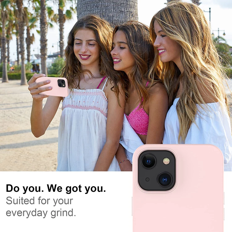 Dropshipping original liquid silicone case cover custom logo silicone phone case for iPhone 13 pro max