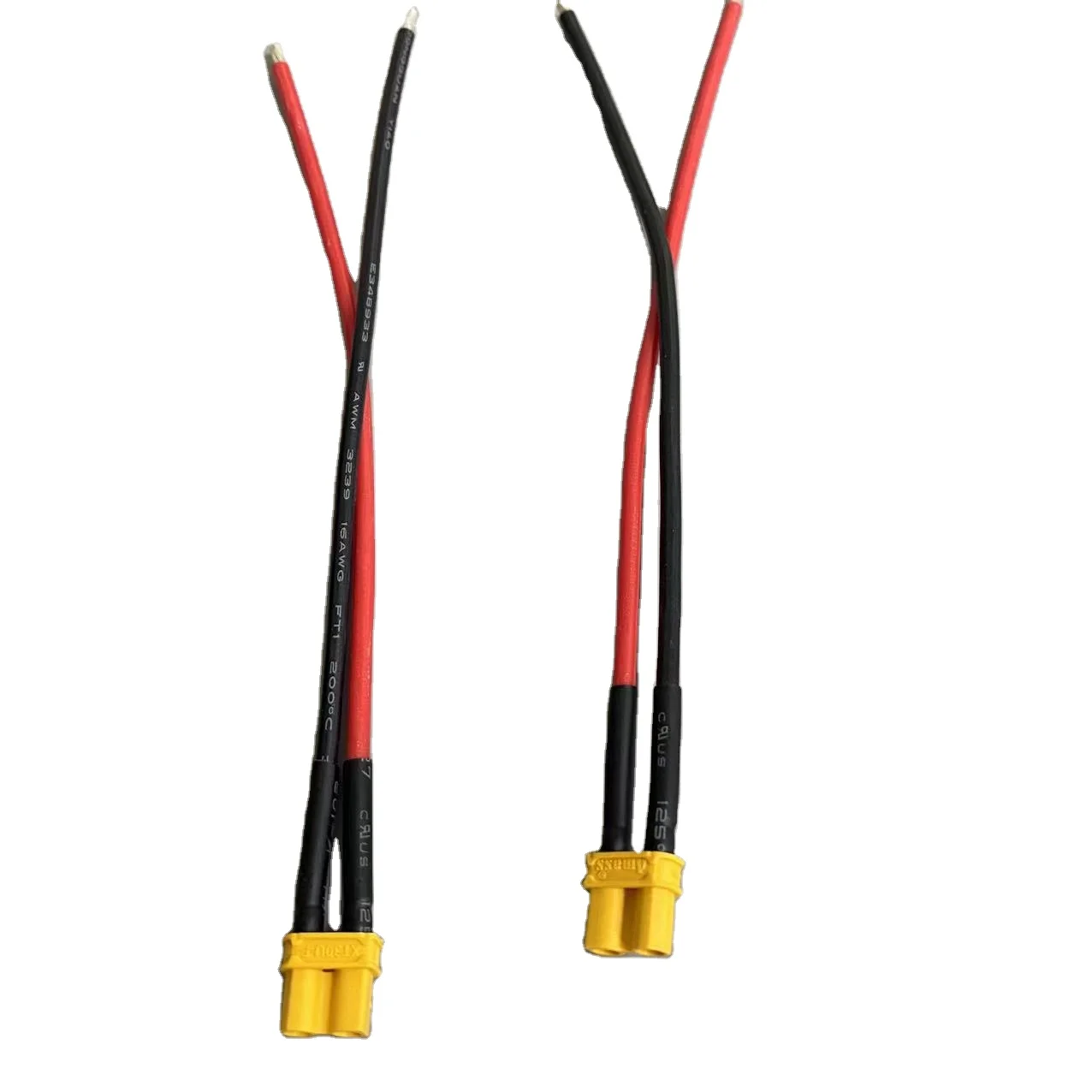 XT60H High quality Plug Electrical Power Socket Connector XT60-F/M customization silicone wire solder cable lithium battery XT60