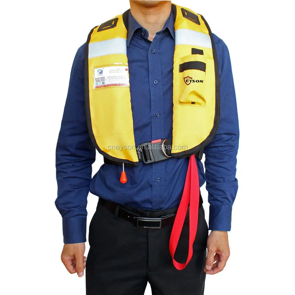 Eyson Water saving Offshore construction PFD 150N High quality  Inflatable life jacket