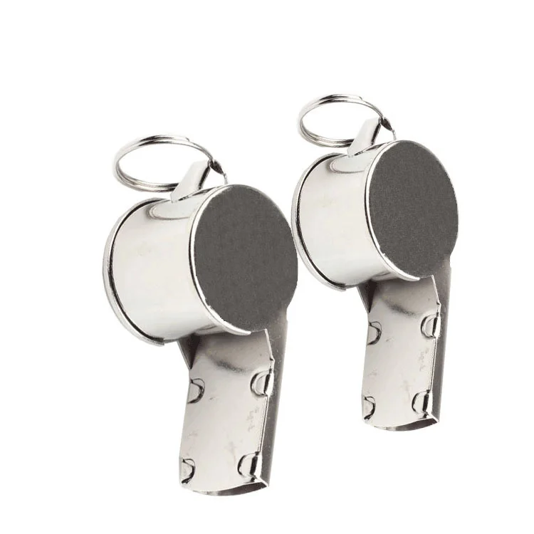 wholesale free sample cheap promotion metal basketball football whistles for coaches