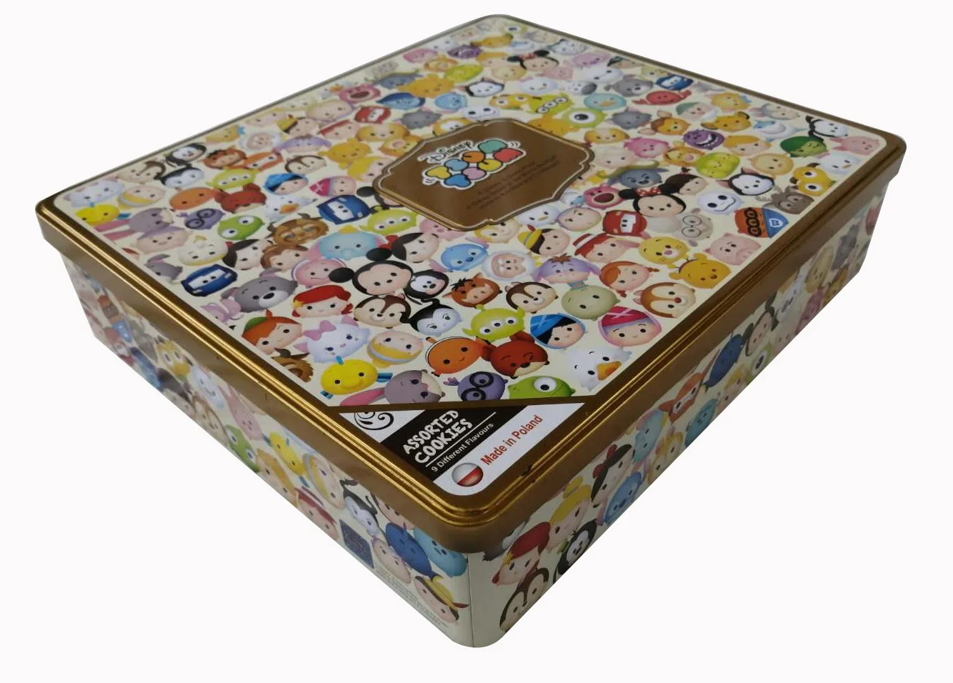 Customized   printed large square tin box