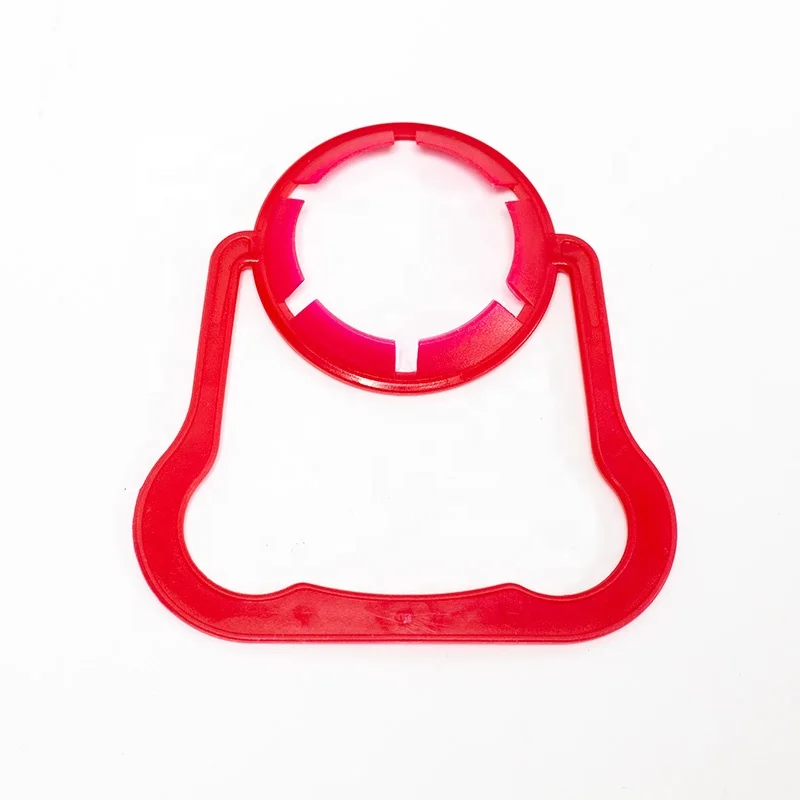 30mm beverage bottle single carry buckle red plastic carry handle bottle mineral water beverage carry buckle