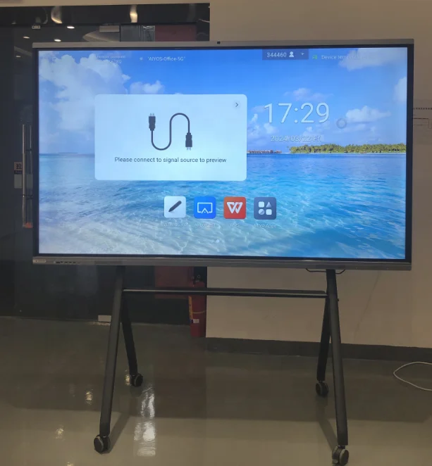 Digital Smart Touch Screen Teaching 55 65 75 85 100 Inch Multi Touch Smart Board Whiteboard Interactive Boards For School