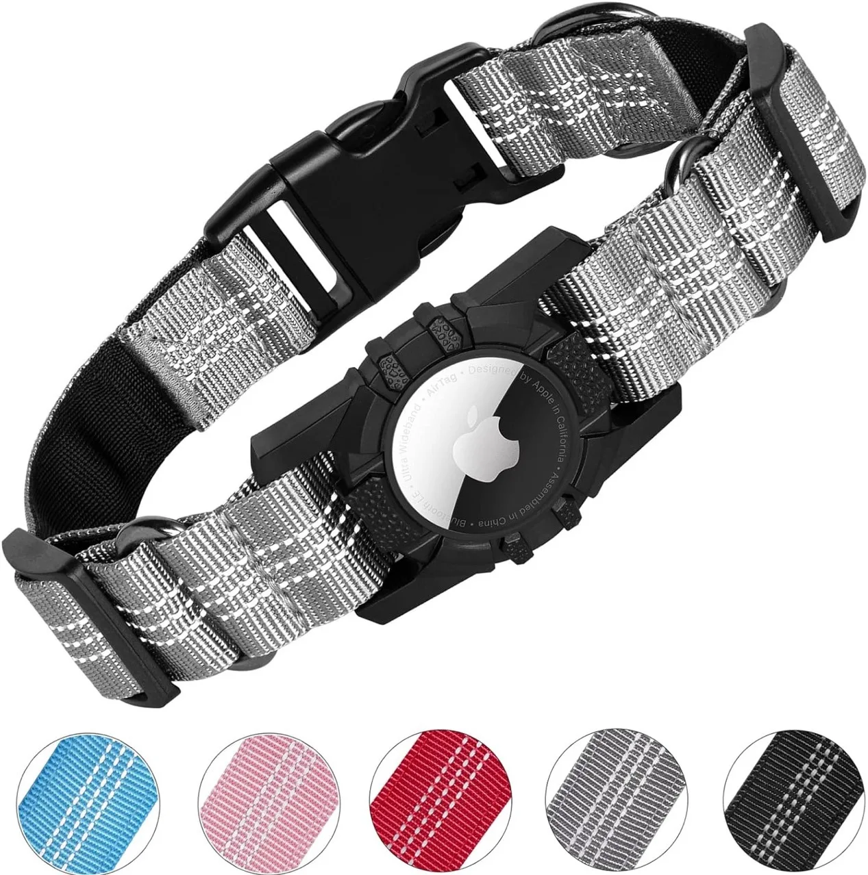 Waterproof Real Time Tracking Support Airtag GPS Dog Tracker Smart Collar dog collar for Dogs cats pet