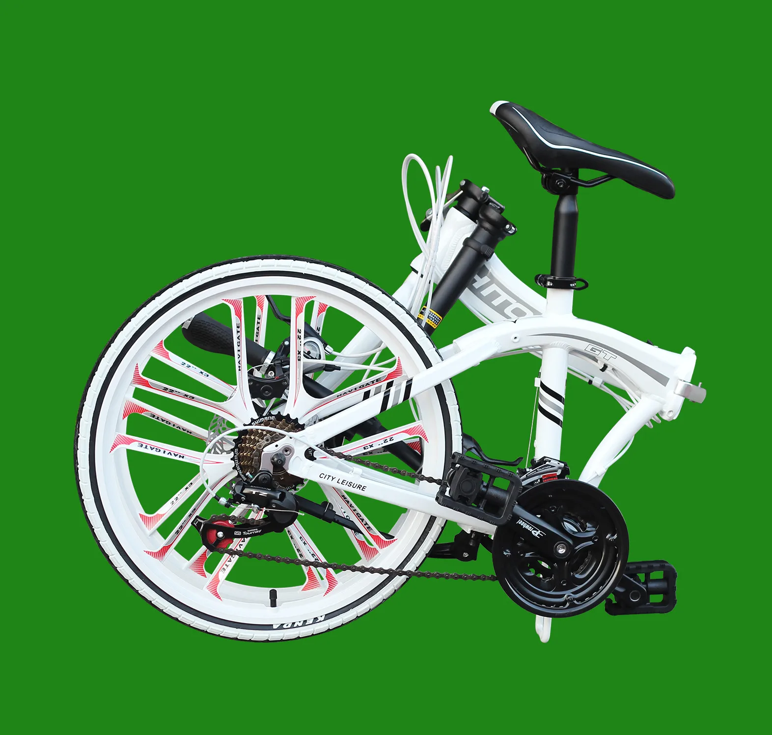 
bicycles use for men and women GT folding bicycles wholesale 20-inch , mountain bikes, 7-speed 