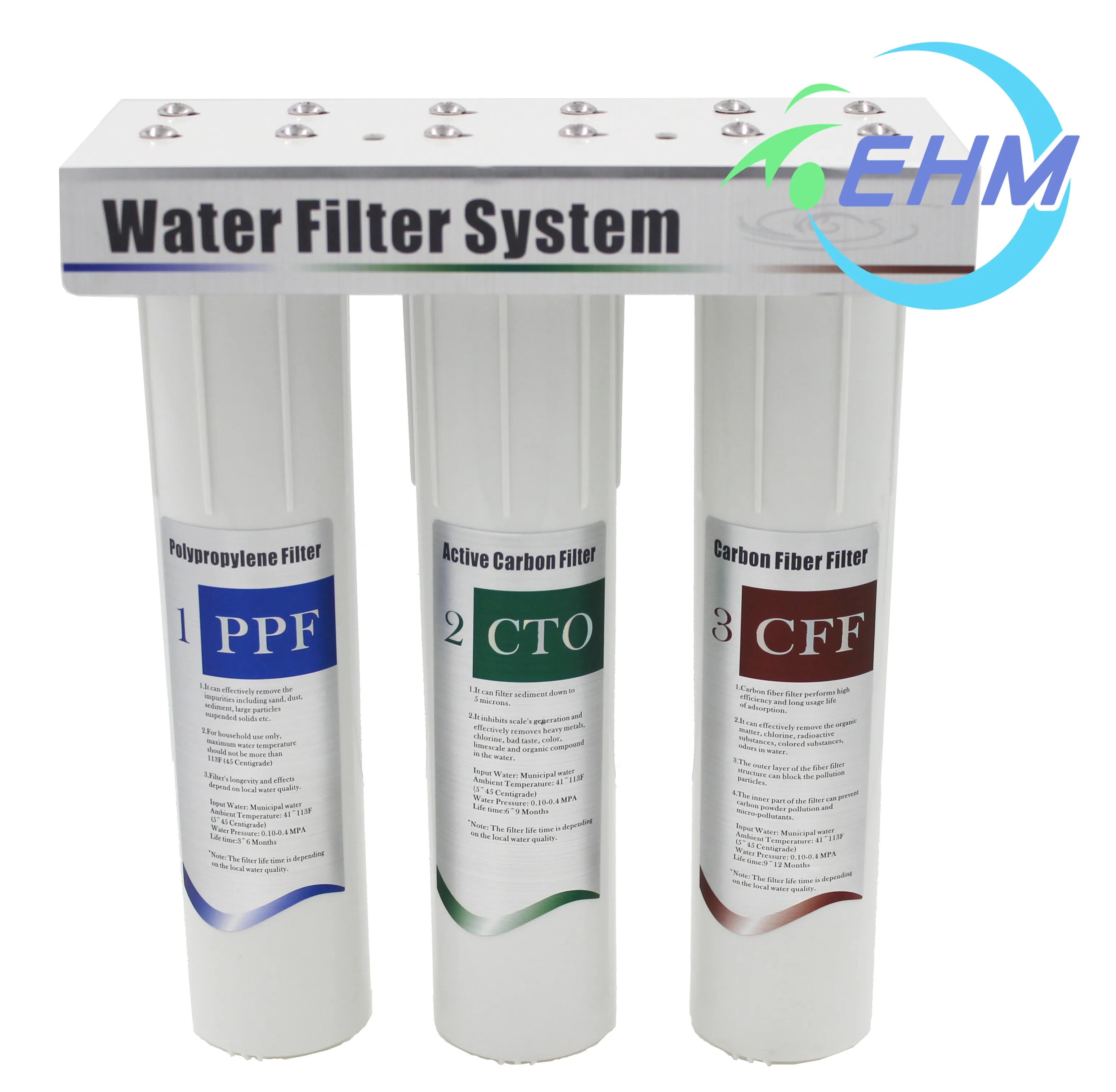 Pre-filter for water ionizer