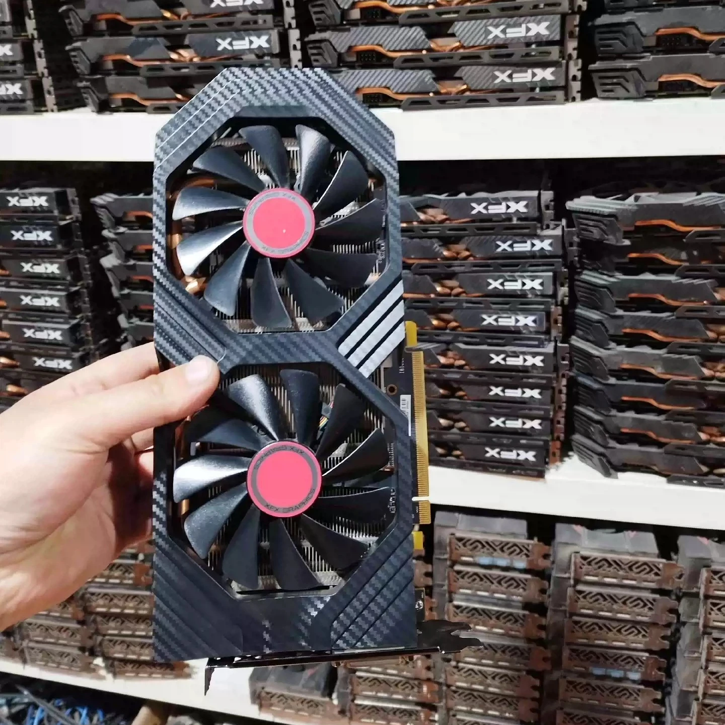 Wholesale AMD Radeon RX 590 8GB GME GPU XFX RX590 RX 580 8GB Used Graphics Card For Gamers