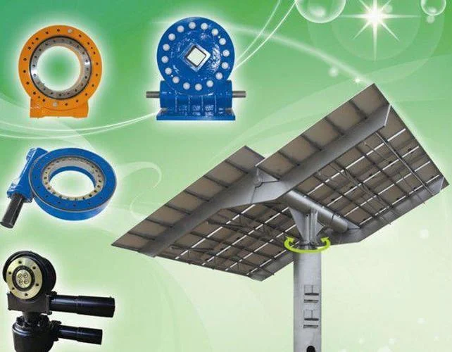 Hot Sell Enclosed Housing slew drive   SE5 Single Dual Axis slew drive used for Automatic Solar Sun Tracker
