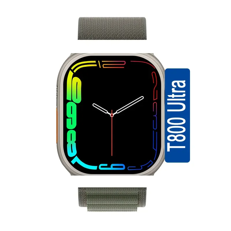 2024 Wholesale Inteligente Smart Watch Ultra Original Series 8 T800 Ultra Smartwatch Fitness tracker waterproof watch
