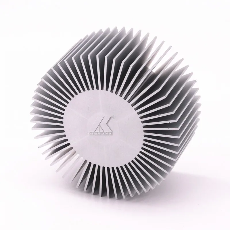 Round aluminum metal cylinder 100mm 300mm diameter extruded aluminium extrusion alloy 6063 t6 heatsink for industrial