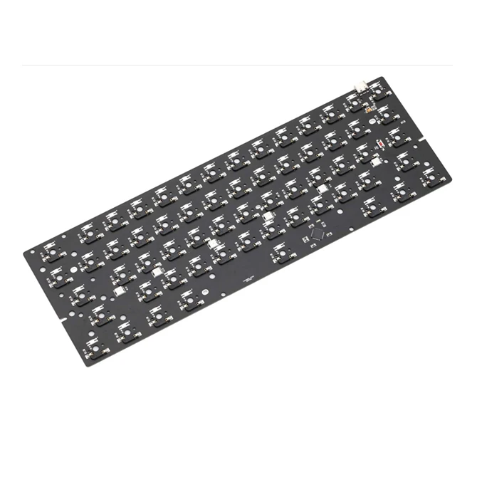 full size RGB mechanical keyboard pcb custom pcb assembly,60% how swappble led mechanical keyboard turnkey pcb pcba service box