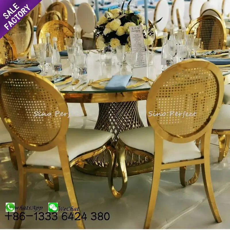 Хороший выбор длинный стол для отеля Свадебный роскошный банкетный из нержавеющей стали в форме серпантина