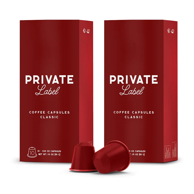 CLASSIC customized logo Coffee Capsules Nespresso compatible coffee capsules