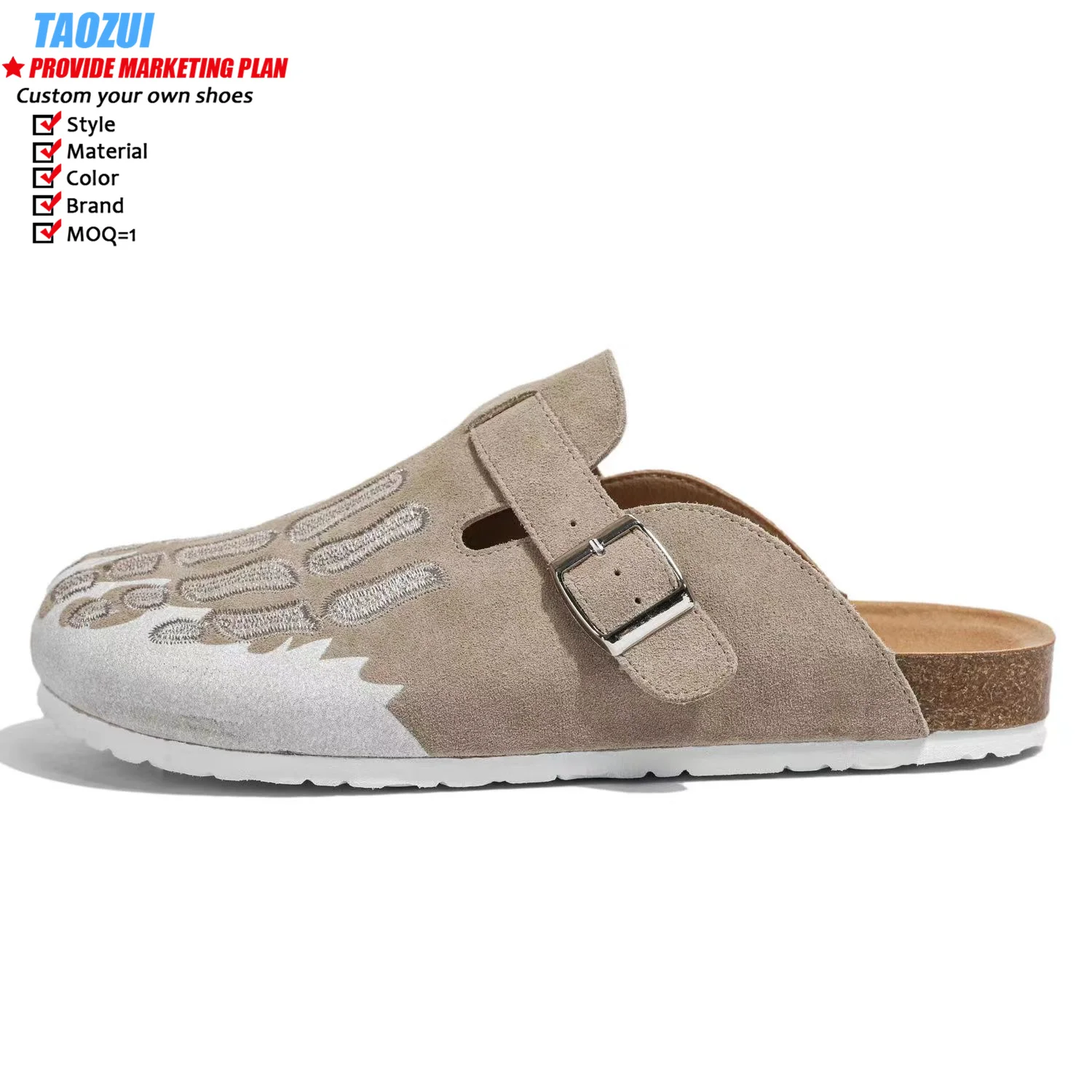 2024 Best Seller Wholesale Design  Brand Logo High Quality Materials Slippers Men Custom Thick Sole Outdoor Casual Beach Sandals