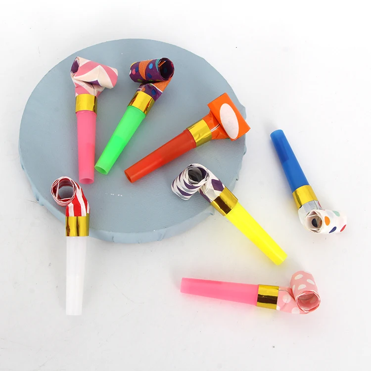 Plastic Party Blowout Colorful Blow Dragon Birthday Decorations Toys For Kids