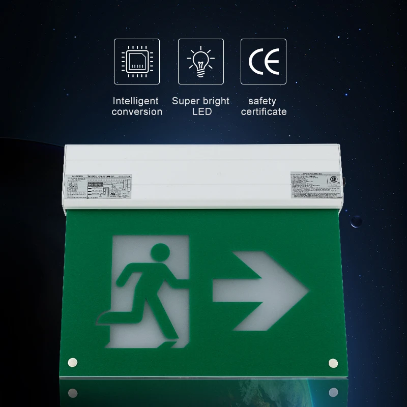 
wall mounted exit and emergency exit lights explosion-proof 