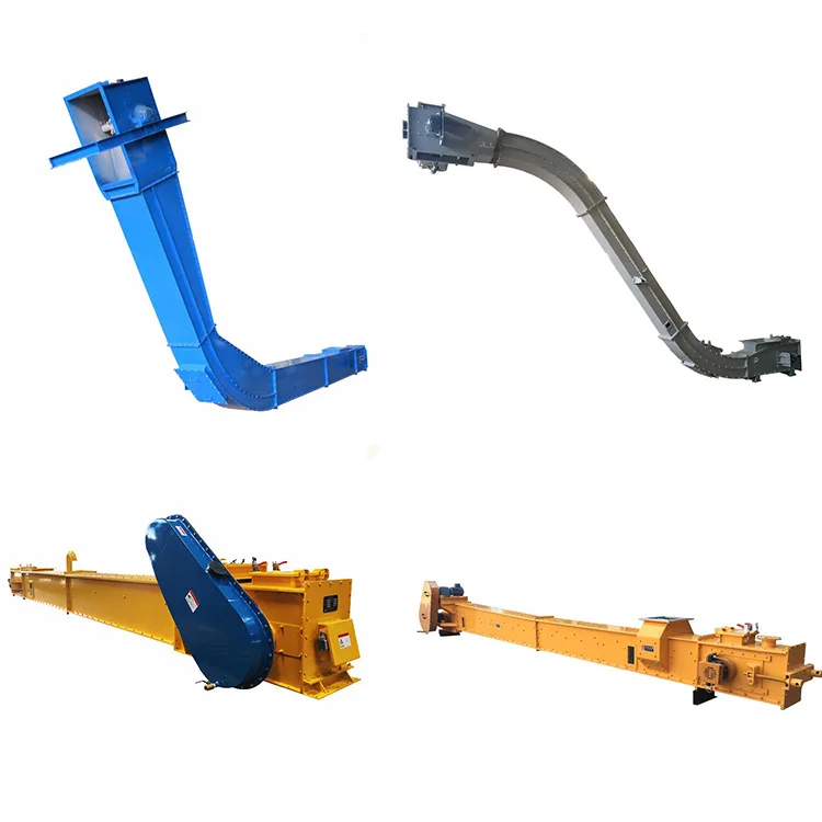 Индивидуальный промышленный термостойкий скребок цепной Конвейерный станок для цемента/угля/зерна россыпью
