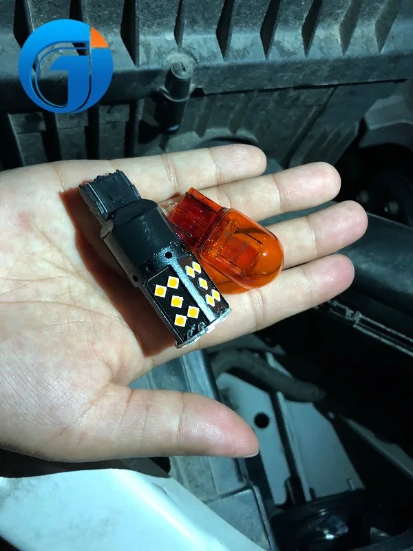 1156  T20/7440/W21W 100% Canbus LED Bulb for auto Amber Lamp For Turn Signal /Reverse/ Brake Lights 12V/24V Super bright