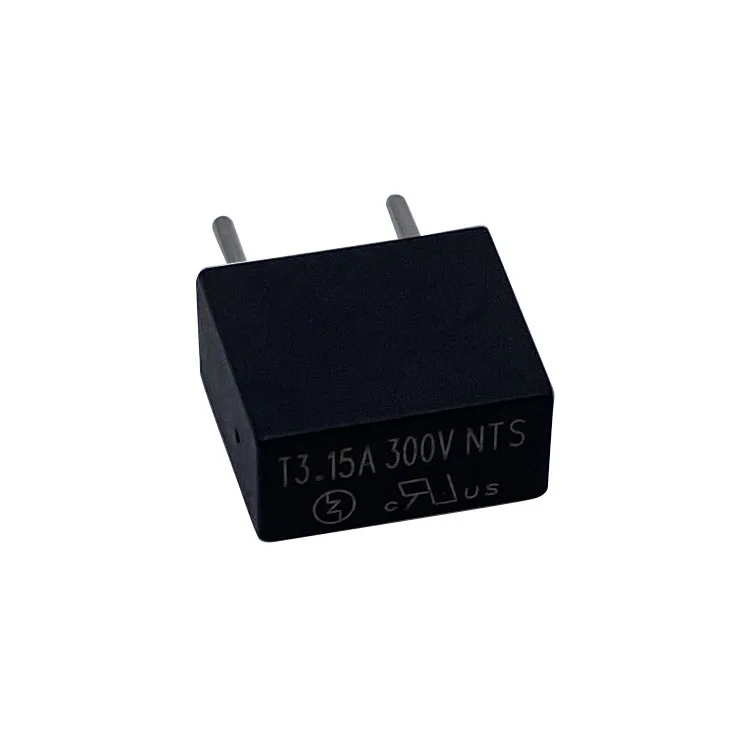300V Square Fuse NTS Series Time Lag Slow Blow 8x4x7mm Radial Lead Micro Fuse 100mA 300V Dip Square Fuse 300VDC Using DC Power