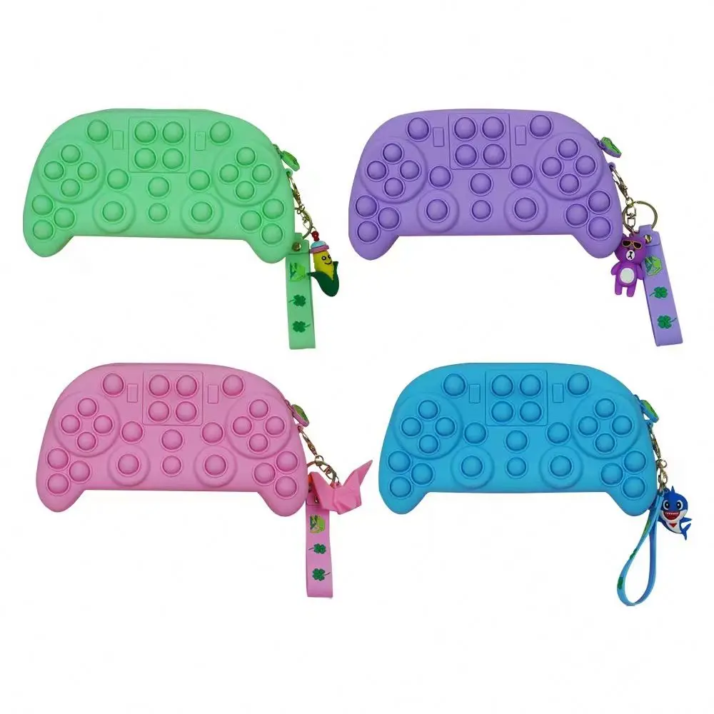 Hot Sale Game Controller Shape Coin Purse Push Bubble Kids Toy Pencil Case Antistress Hand Fidget Sensory Toys Coin Purse