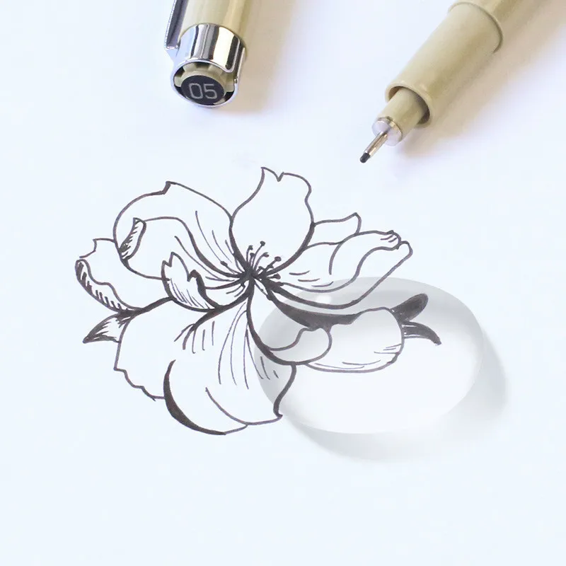 
13pcs Professional Drawing Tracing Needle Pen Fine And Chisel Marker 