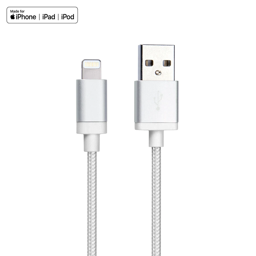 Lightning Cable 1m MFi Charger Cable For11/X/8Plus/6S/6SPlus/5/5s/5c/SE/iPad MFi iPhone Charger Cable