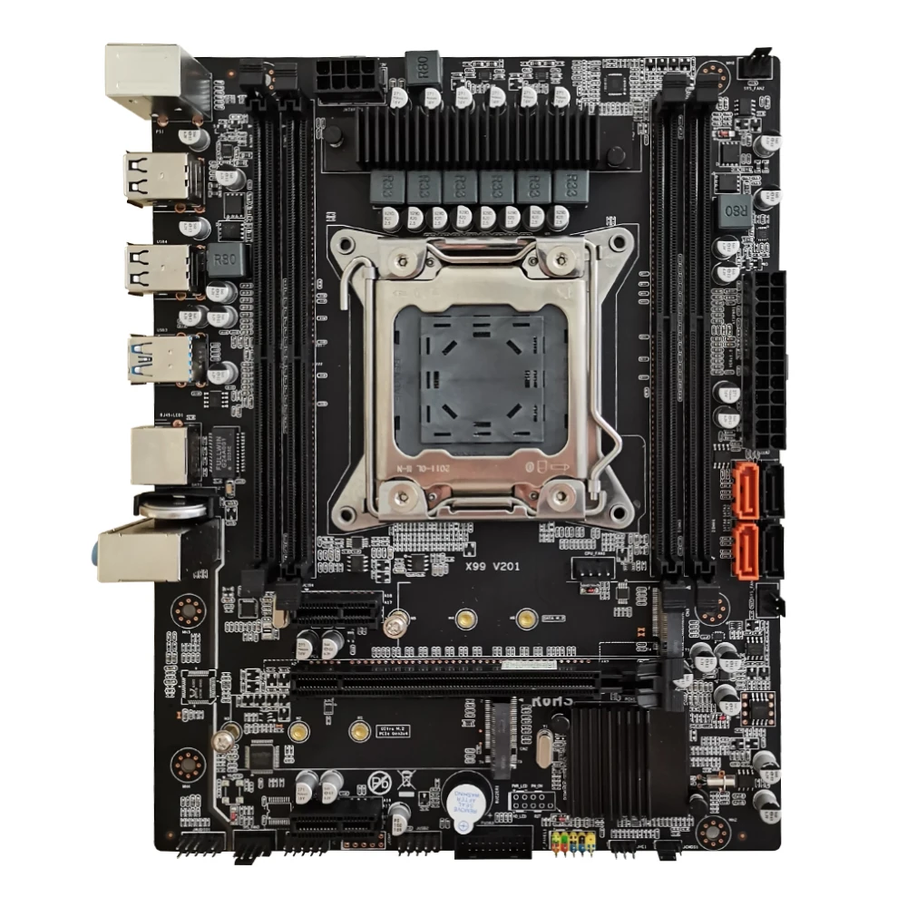 Материнская плата X99V202 MATX LGA2011 V3 V4 DDR4 RAM с