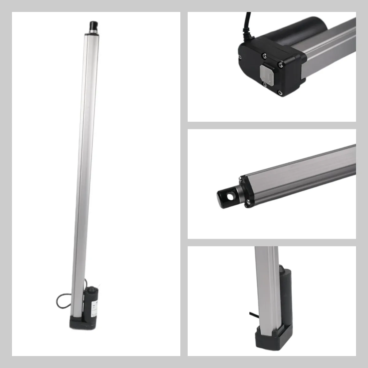 Wire Control 12V 24V 50Mm 150Mm 250Mm 350Mm 450Mm 550Mm 100N 300N 500N 700N 1500N Linear Actuator Motor For Autolift Bed