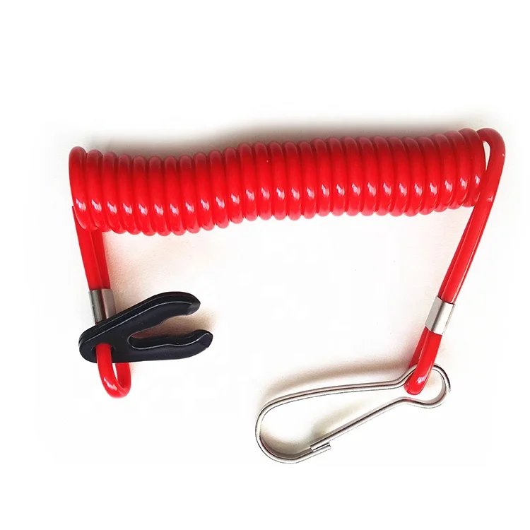 Boat Engine 682-82556-00 Safety Kill Stop Switch Lanyard for Yamaha Tohatsu /  MP28860 Outboard Motors