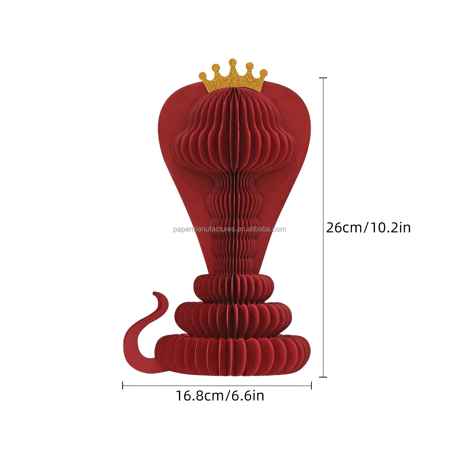 Zodiac Snake Chinese New Year Holiday Supplies Design Ornament Paper Decoration Windows Home Decor