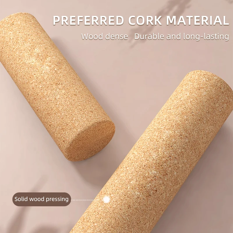 New arrival high Quality  yoga muscle massage set comfortable cork yoga block foam roller and massage ball