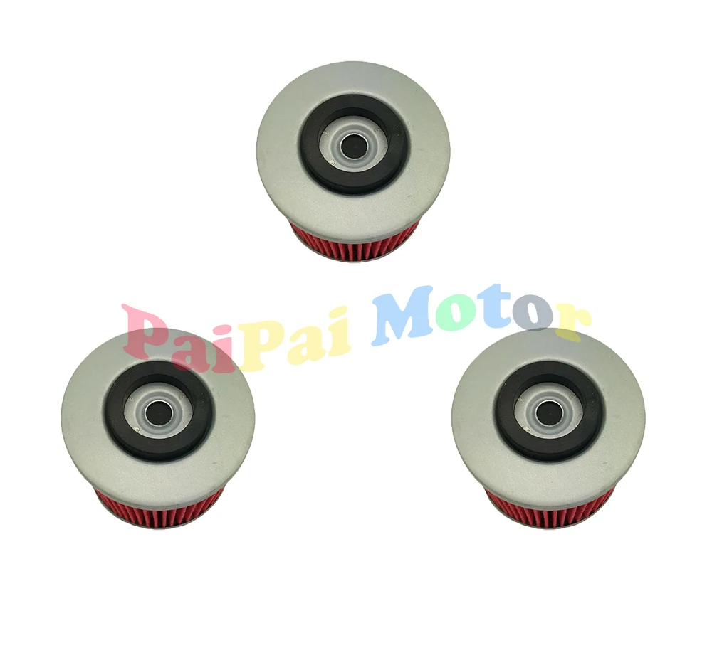3 Pcs YFM600 FW &Raptor 700 YFM700R Oil Filters For Yamaha Grizzly 600 4x4